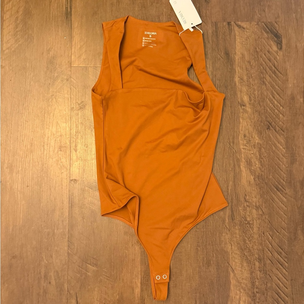 ReoRia Vibrant Orange women’s  Bodysuit
